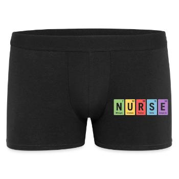 Couleurs des éléments de conception du bloc d’infirmières - Boxer Homme - noir - Devant