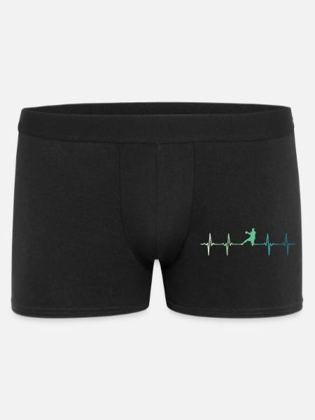 Handball, Herzschlag, Handball - Männer Boxer Shorts - Schwarz