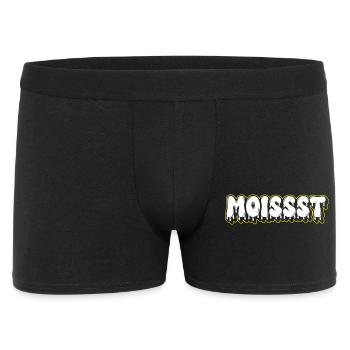 Moist Fat Font Wortzeichen - Männer Boxer Shorts - Schwarz - Vorne