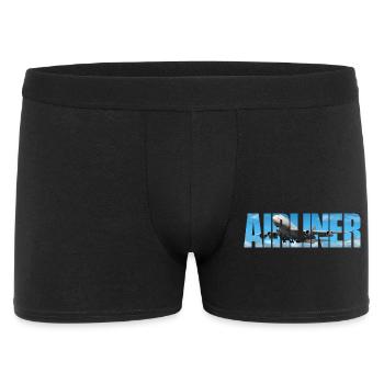 Avion Jumbo Jet - Boxer Homme - noir - Devant