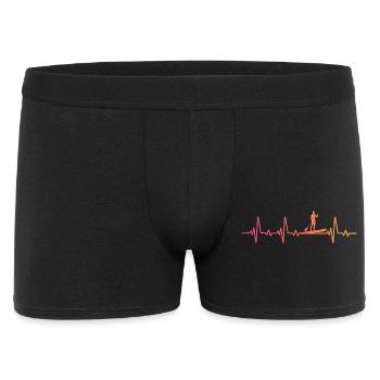 Sunset Heartbeat Stand-up-Paddle - Männer Boxer Shorts - Schwarz - Vorne