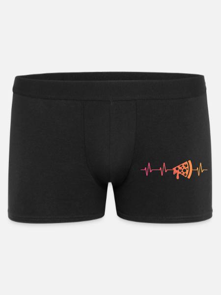 Pizza Sunset Heartbeat of Pizza - Men's Boxer Shorts - black