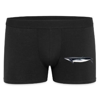 Fin whale - Brydes whale - tropical rorqual - Men's Boxer Shorts - black - Front