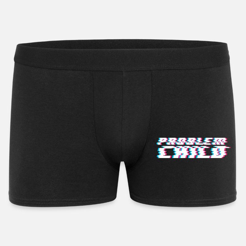 Problem Child - Männer Boxer Shorts - Schwarz