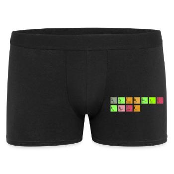 shirt_intelligenzbestie_pixel - Men's Boxer Shorts - black - Front