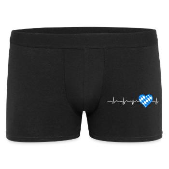 HERZSCHLOG BAYERN - Männer Boxer Shorts - Schwarz - Vorne