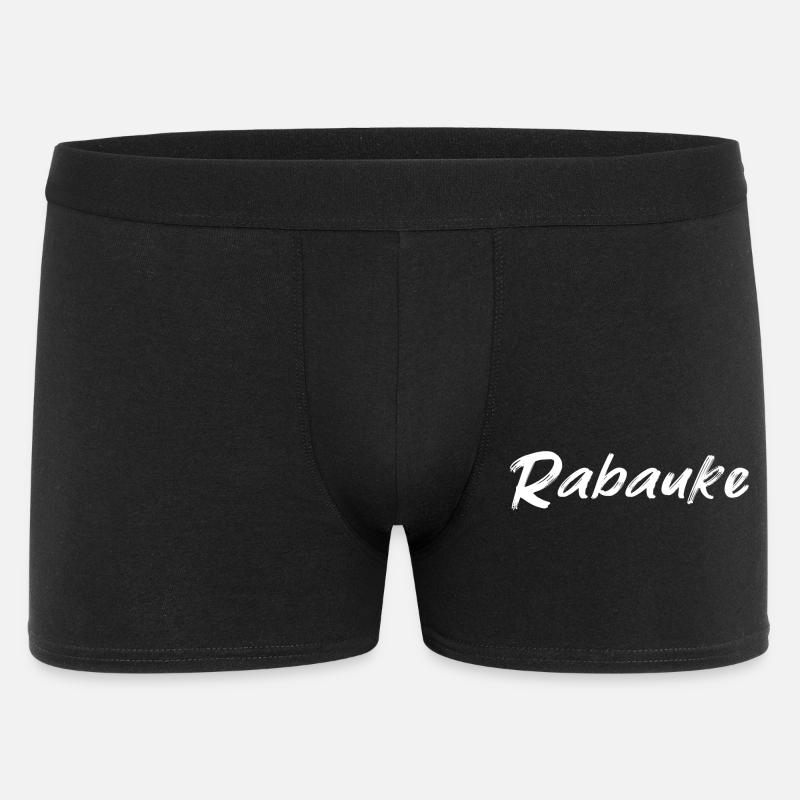 Rabauke - Männer Boxer Shorts - Schwarz