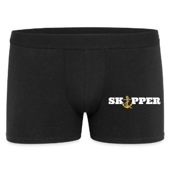 Skipper, Sailor, Seemann mit Anker - Boxer Homme - noir - Devant