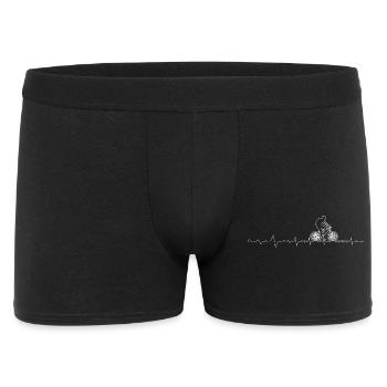 Puls des Radfahrers - Männer Boxer Shorts - Schwarz - Vorne