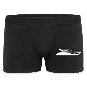Bateau d’excursion en yacht Symbole du navire Capitaine de mer - Boxer Homme - noir - Devant