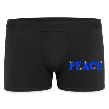 Peace Ukraine, Frieden - Men's Boxer Shorts - black - Front