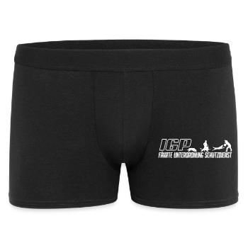 IGP Fährte Unterordnung Schutzdienst - Männer Boxer Shorts - Schwarz - Vorne