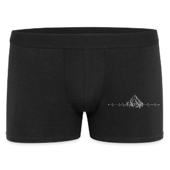 Pulse Peak Berg - Männer Boxer Shorts - Schwarz - Vorne