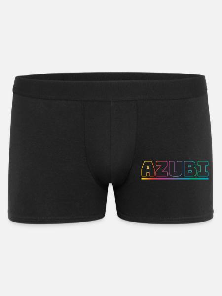 Design Azubi outline bunt - Männer Boxer Shorts - Schwarz