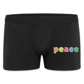 Peace Colors - Men's Boxer Shorts - black - Front
