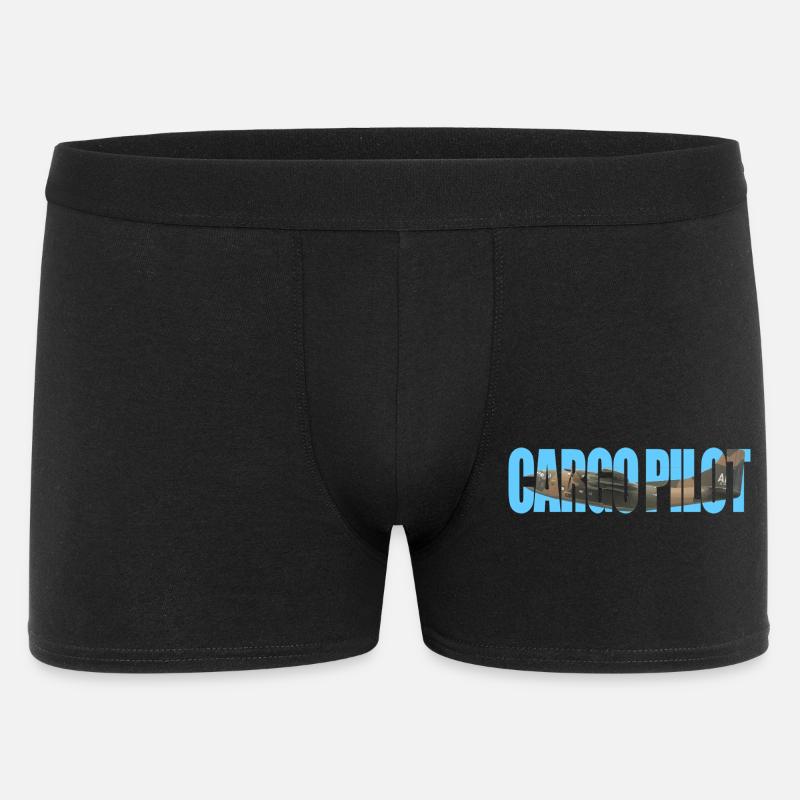 Cargo pilot C-123 - Männer Boxer Shorts - Schwarz