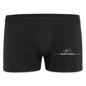 selten radlos fahrrad spruch geschenk radfahren - Männer Boxer Shorts - Schwarz - Vorne