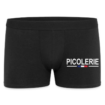 Picole Nationale Humour Apéro Gendarmerie Gendarme - Boxer Homme - noir - Devant