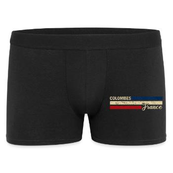 France - Colombes - France - Flag - Stripes - Men's Boxer Shorts - black - Front
