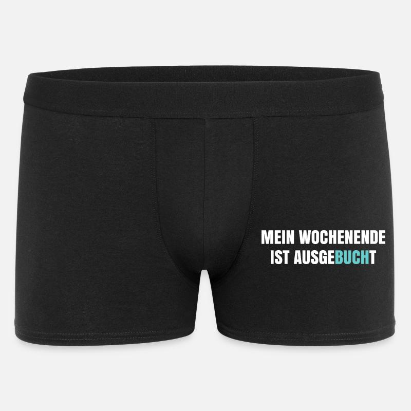 My weekend is booked out - Men's Boxer Shorts - black