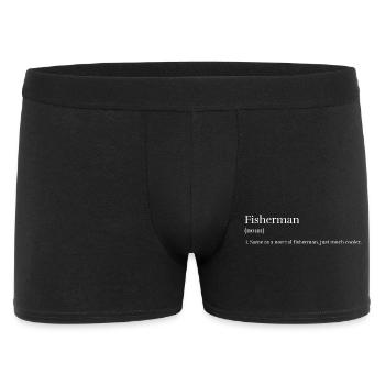 Fischer - Männer Boxer Shorts - Schwarz - Vorne