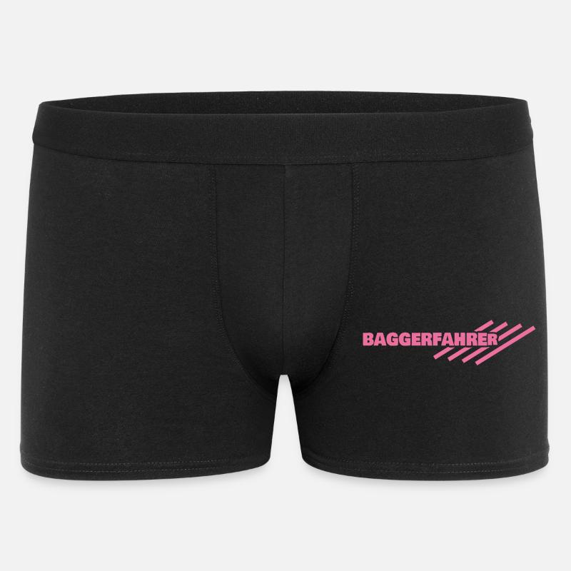 Beruf Baggerfahrer - Männer Boxer Shorts - Schwarz