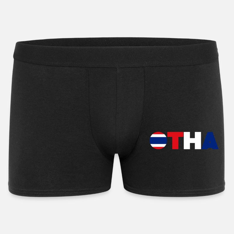 Thailand - Männer Boxer Shorts - Schwarz