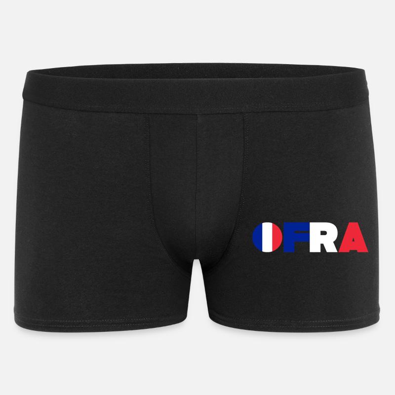 Frankreich - Männer Boxer Shorts - Schwarz