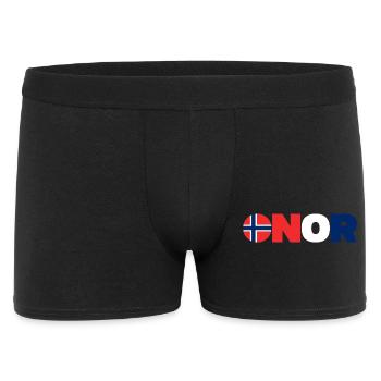 Norwegen - Männer Boxer Shorts - Schwarz - Vorne