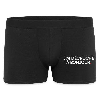I picked up hello humor meeting - Men's Boxer Shorts - black - Front