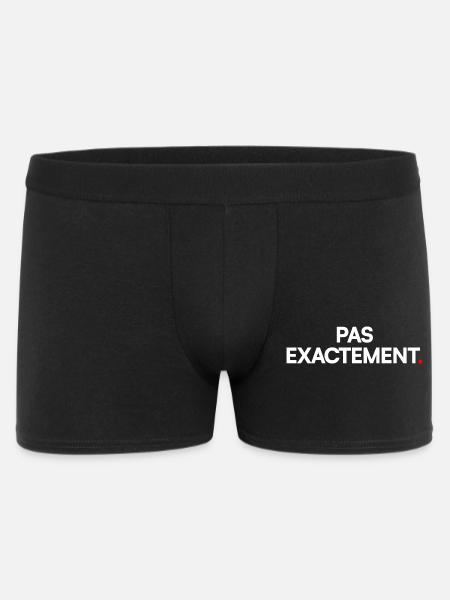 Pas exactement - Boxer Homme - noir