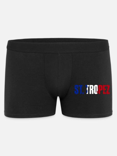 St. Tropez France Saint Tropez - Men's Boxer Shorts - black