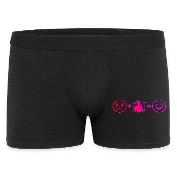 Schlagzeugspielen Geschenk für eine Schlagzeugerin - Männer Boxer Shorts - Schwarz - Vorne