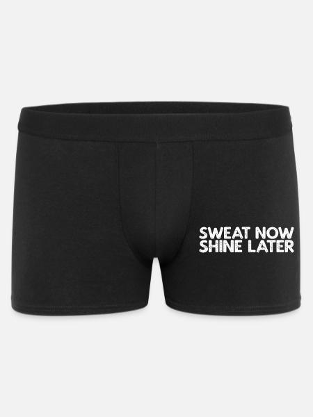 Sweat Now Shine Later - Men's Boxer Shorts - black