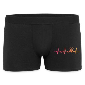 Welder Sunset Heartbeats Welding - Men's Boxer Shorts - black - Front
