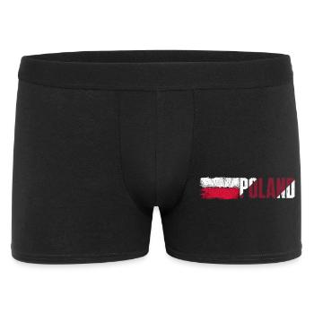 Poland Flag Bold Typography - Men's Boxer Shorts - black - Front