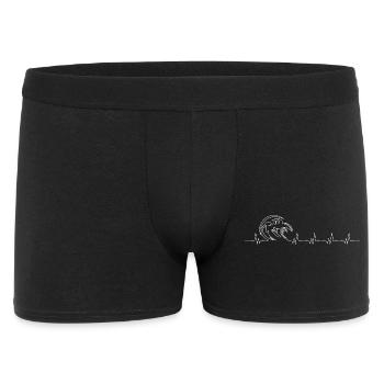 Heartbeat surfing - Men's Boxer Shorts - black - Front