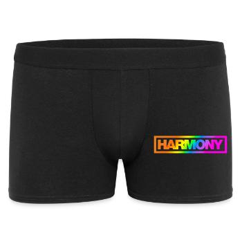 Typo HARMONY Kontur Rainbow - Männer Boxer Shorts - Schwarz - Vorne