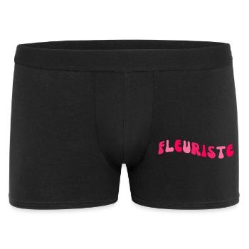 Fleuriste Rose Vague Retro - Boxer Homme - noir - Devant
