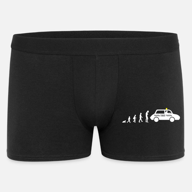 Development into a taxi driver - Men's Boxer Shorts - black