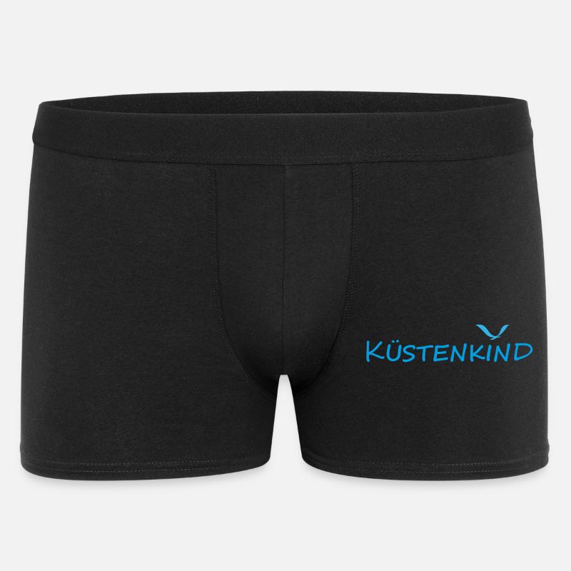 KÜSTENKIND - Männer Boxer Shorts - Schwarz