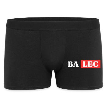 (Je M'EN) BALEC Gift Man Humour Original - Boxer Homme - noir - Devant