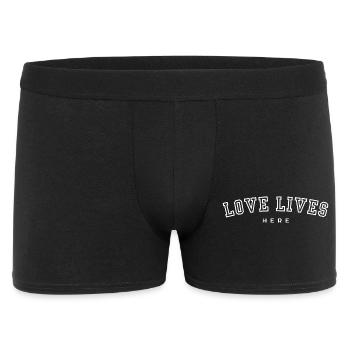 Love Lives Here - Men's Boxer Shorts - black - Front