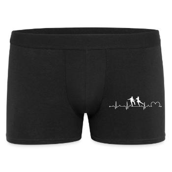 Danse Irish Step Heartbeat EKG Danseur irlandais - Boxer Homme - noir - Devant