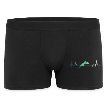 Gardien de but de football battements de cœur   - Boxer Homme - noir - Devant