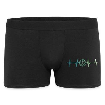 Volleyball battement de coeur joueur de volley - Boxer Homme - noir - Devant