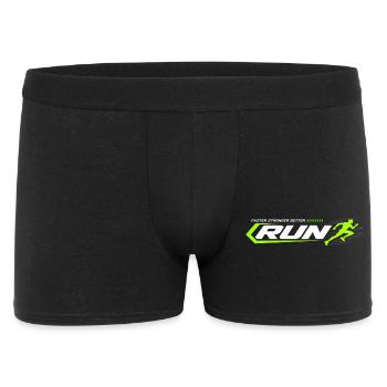 Neon Run Logo Sprint Look - Boxer Homme - noir - Devant