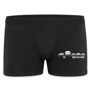 Ich meine Follower Karawane - Männer Boxer Shorts - Schwarz - Vorne