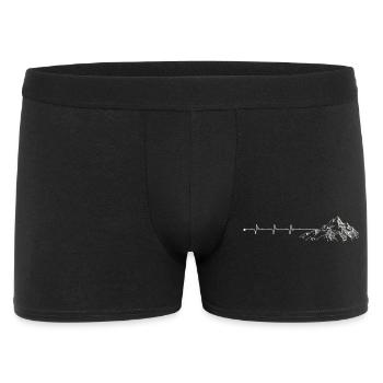 Heartbeat Mountain Ridge - Boxer Homme - noir - Devant