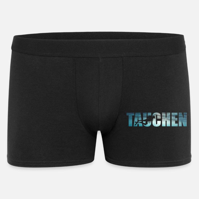 Taucher Dive Divemaster Tauchen Diver - Männer Boxer Shorts - Schwarz